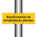 Avertissement de températures élevées