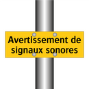 Avertissement de signaux sonores