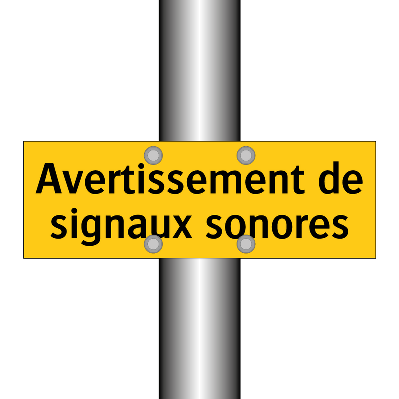 Avertissement de signaux sonores