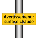 Avertissement : surface chaude