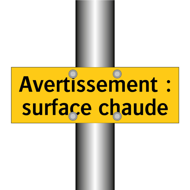Avertissement : surface chaude
