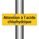 Attention à l'acide chlorhydrique