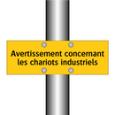 Avertissement concernant les chariots industriels
