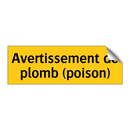 Avertissement de plomb (poison)