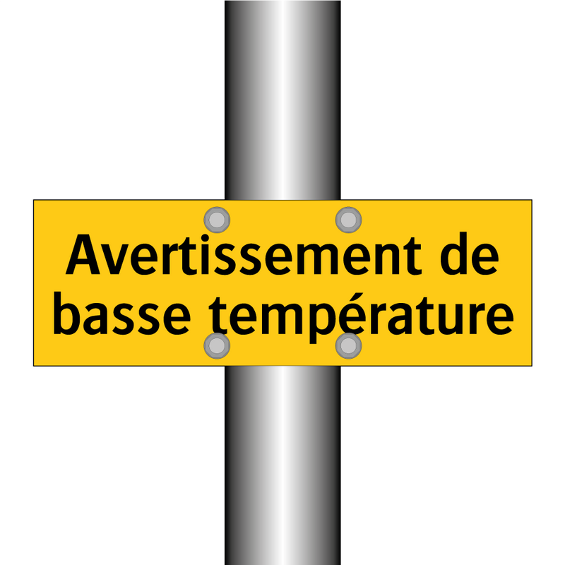 Avertissement de basse température