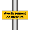 Avertissement de mercure