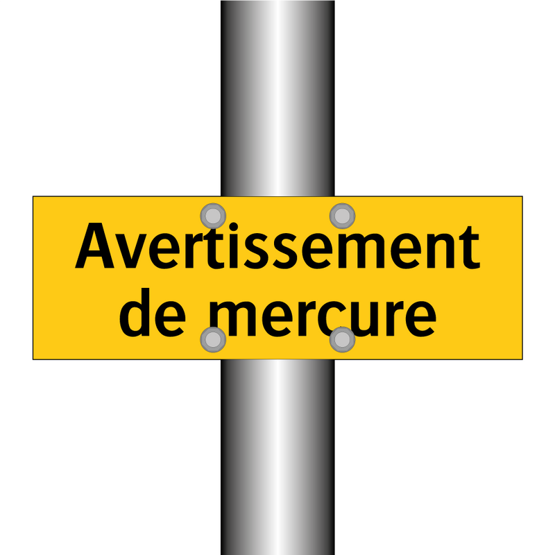 Avertissement de mercure