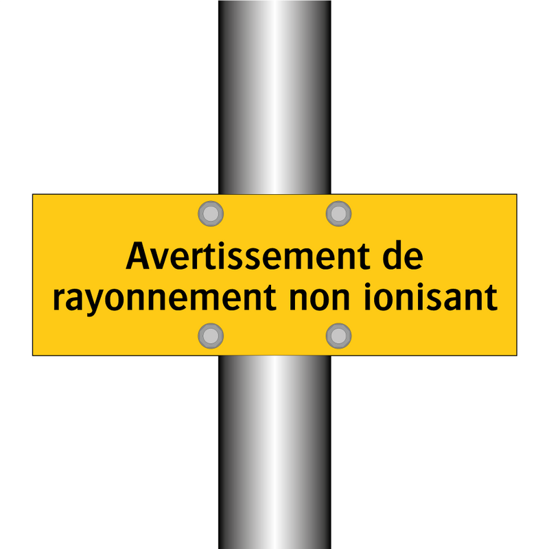 Avertissement de rayonnement non ionisant