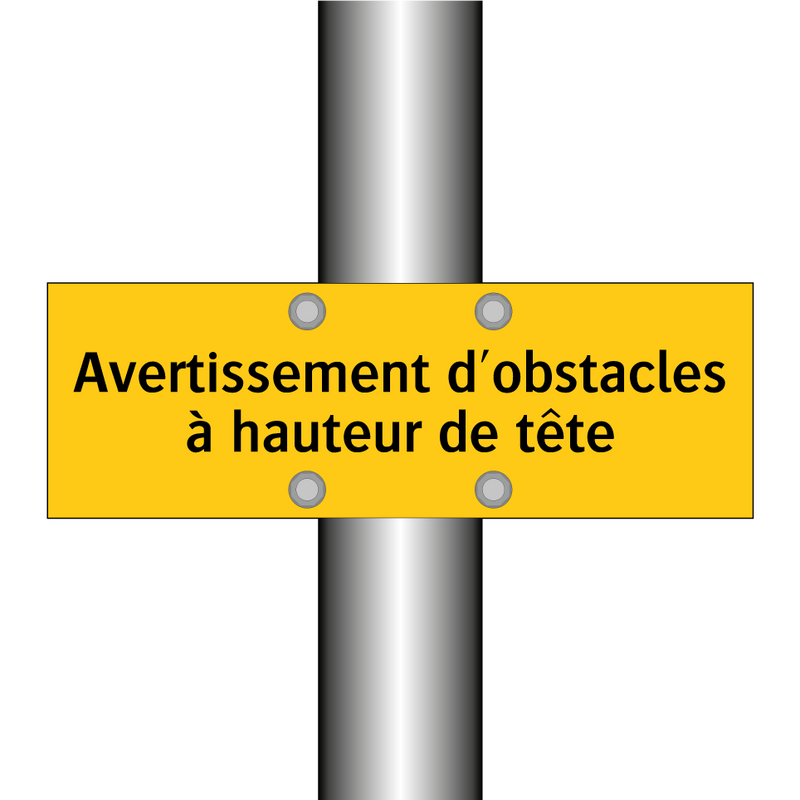 Avertissement d'obstacles à hauteur de tête