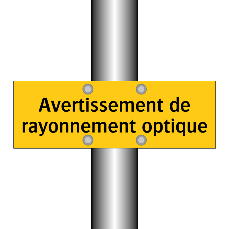 Avertissement de rayonnement optique