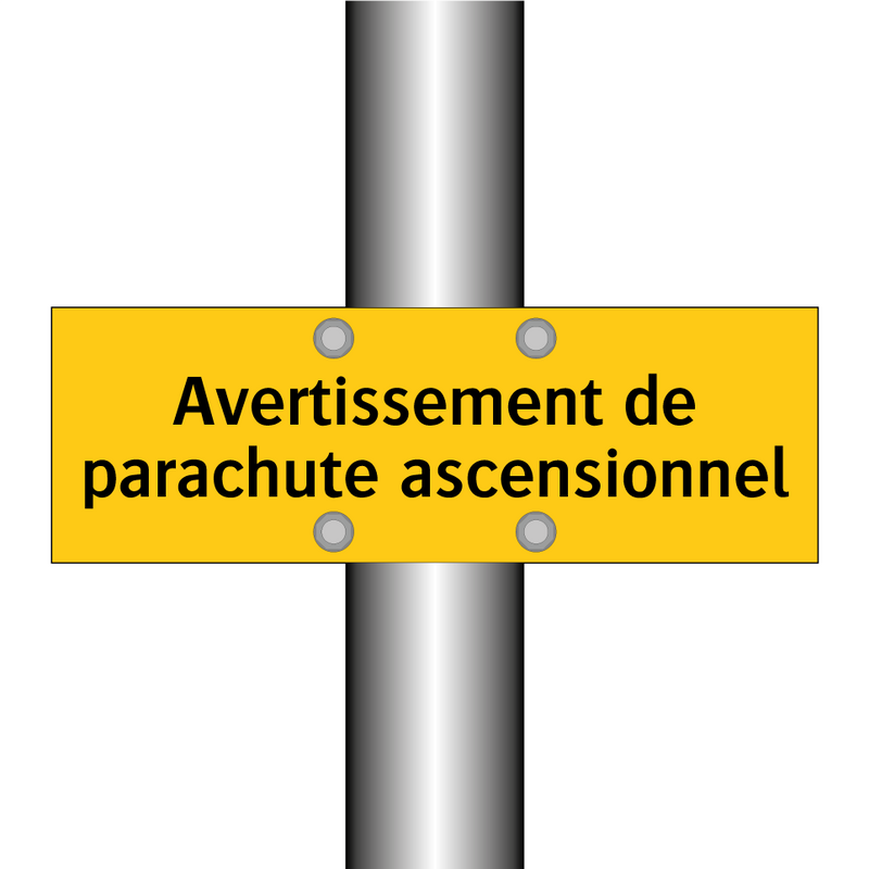 Avertissement de parachute ascensionnel