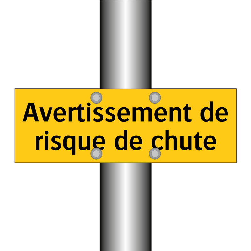 Avertissement de risque de chute