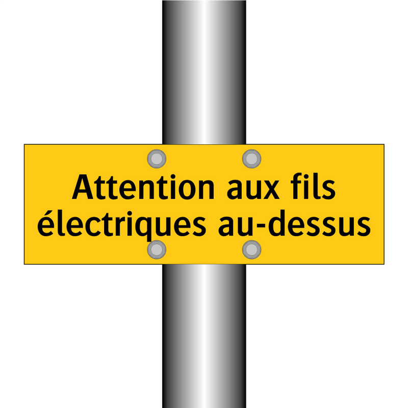 Attention aux fils électriques au-dessus