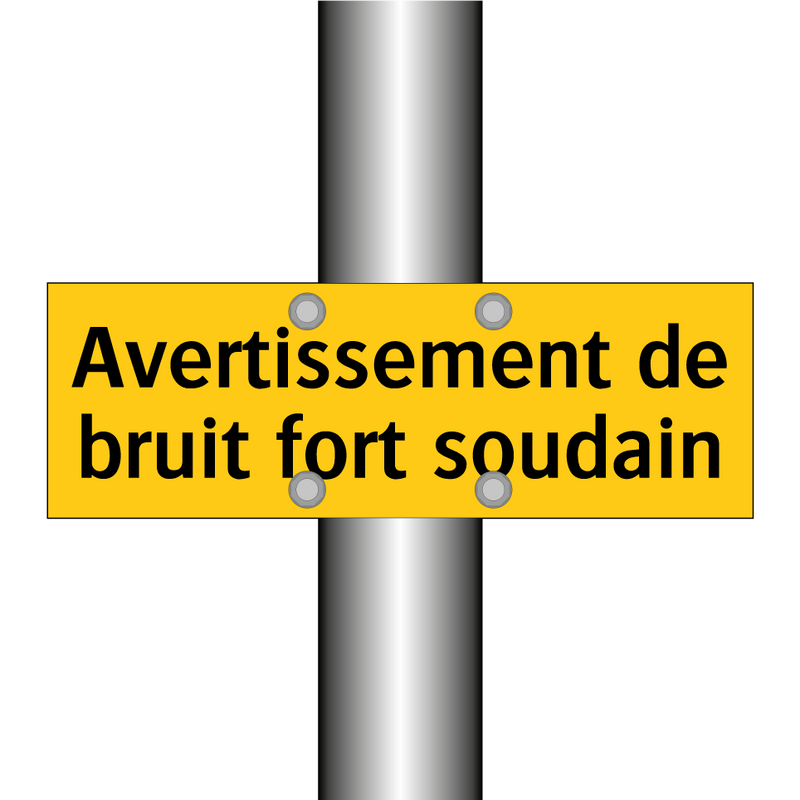 Avertissement de bruit fort soudain
