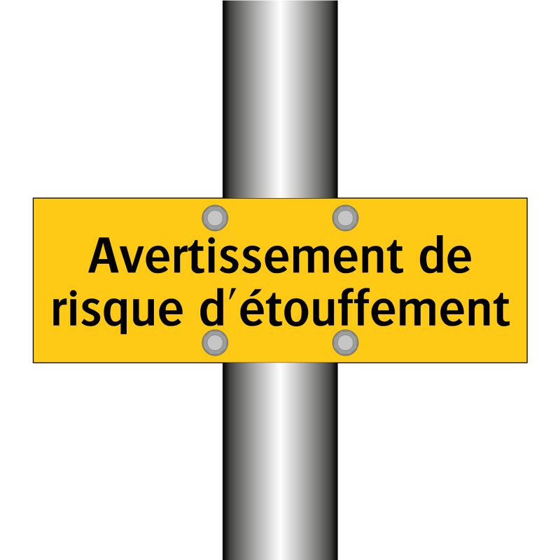 Avertissement de risque d'étouffement