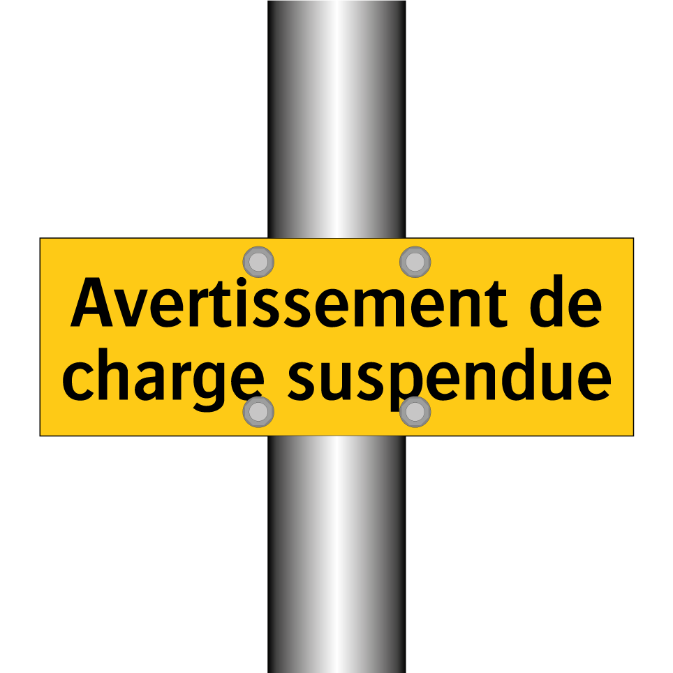 Avertissement de charge suspendue