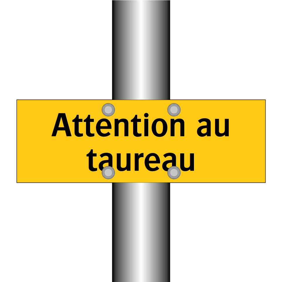 Attention au taureau