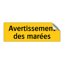 Avertissement des marées