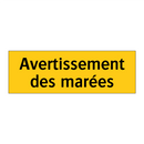 Avertissement des marées