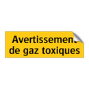 Avertissement de gaz toxiques