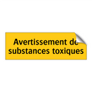 Avertissement de substances toxiques