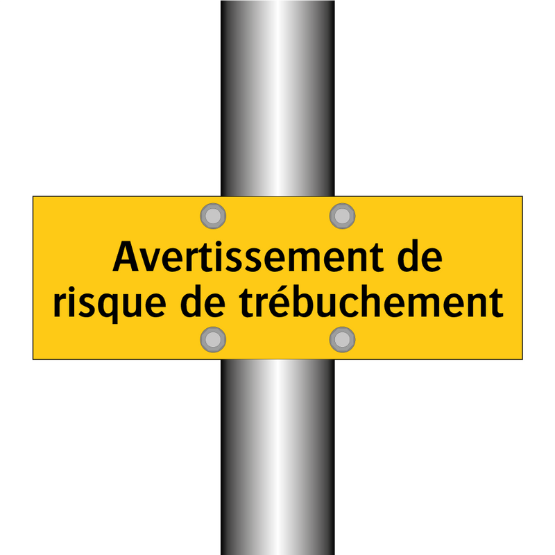 Avertissement de risque de trébuchement