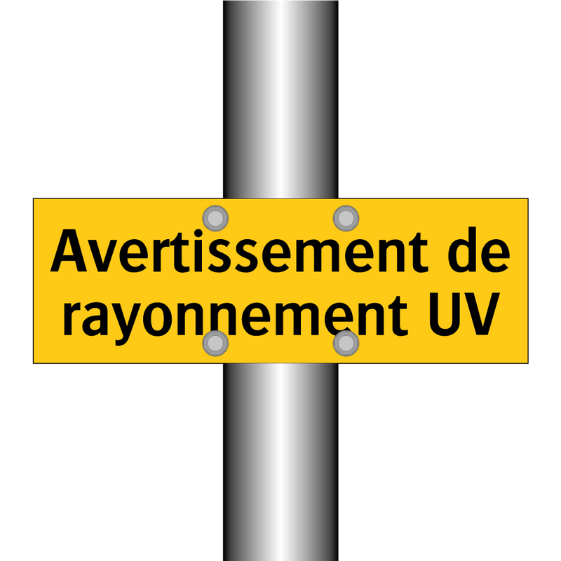 Avertissement de rayonnement UV