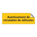 Avertissement de circulation de véhicules