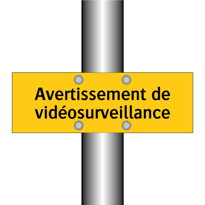 Avertissement de vidéosurveillance