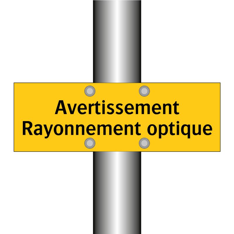 Avertissement Rayonnement optique