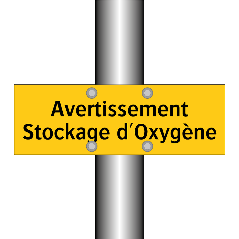 Avertissement Stockage d'Oxygène