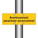 Avertissement parachute ascensionnel