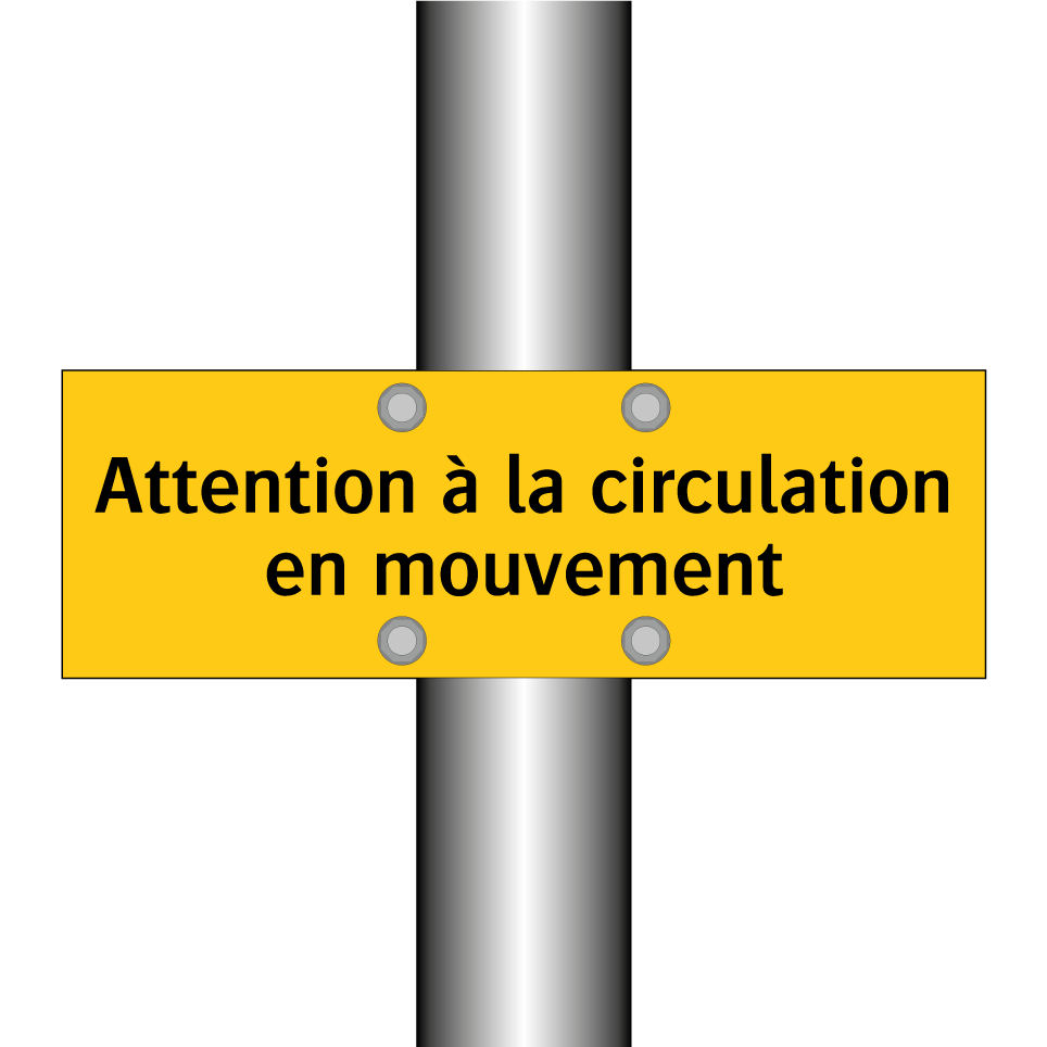 Attention à la circulation en mouvement
