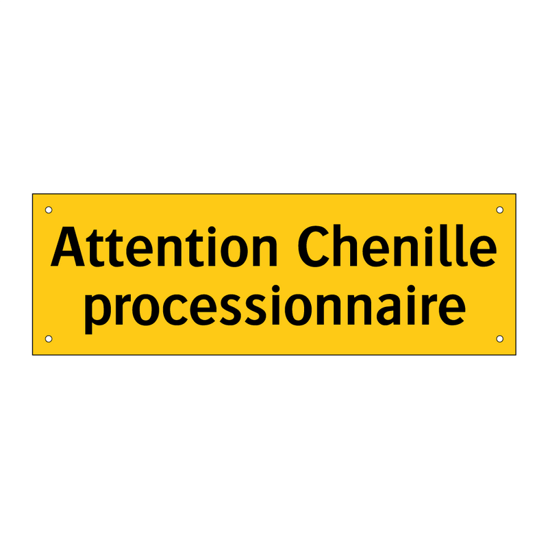 Attention Chenille processionnaire