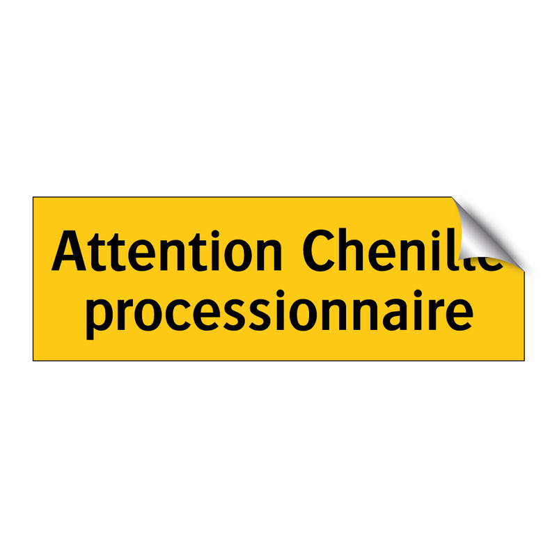 Attention Chenille processionnaire