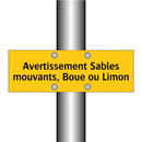 Avertissement Sables mouvants, Boue ou Limon