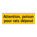 Attention, poison pour rats déposé