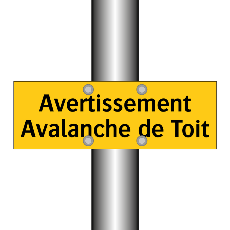 Avertissement Avalanche de Toit