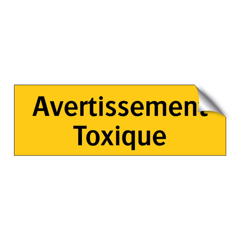 Avertissement Toxique