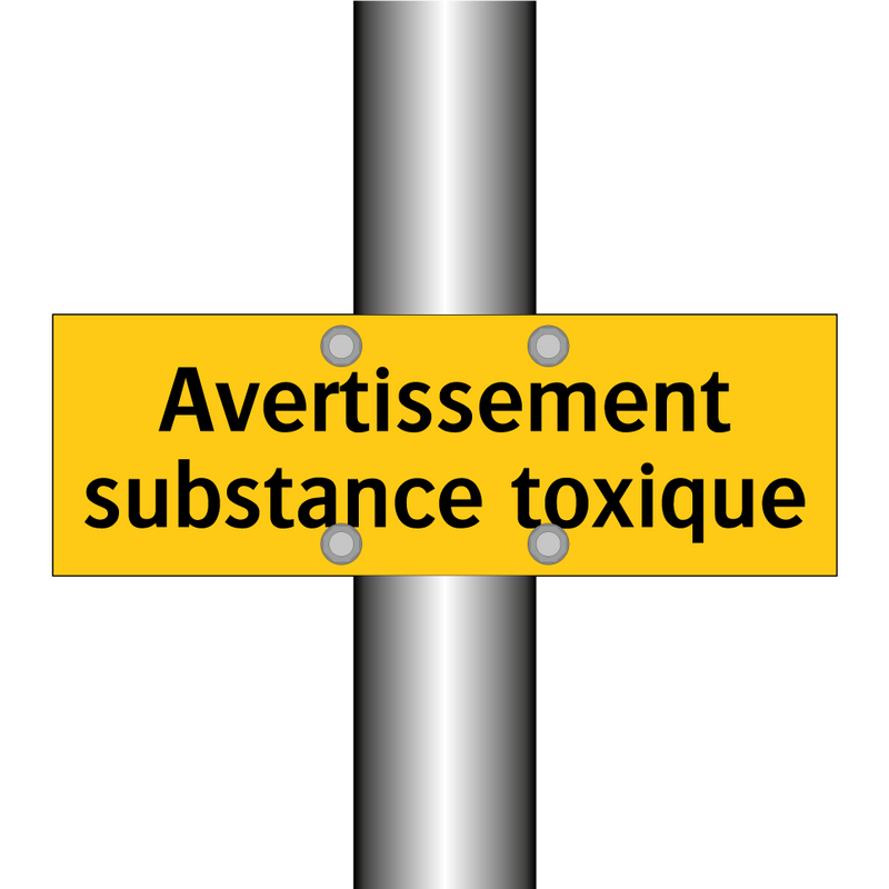 Avertissement substance toxique