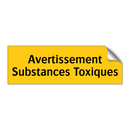 Avertissement Substances Toxiques