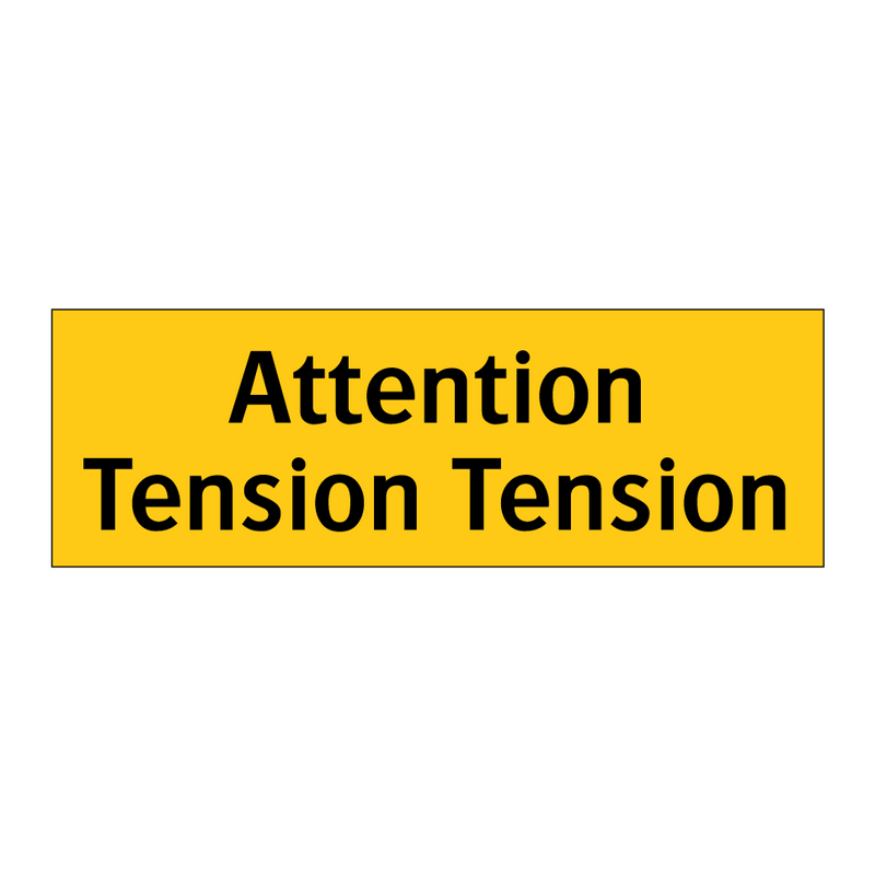 Attention Tension Tension