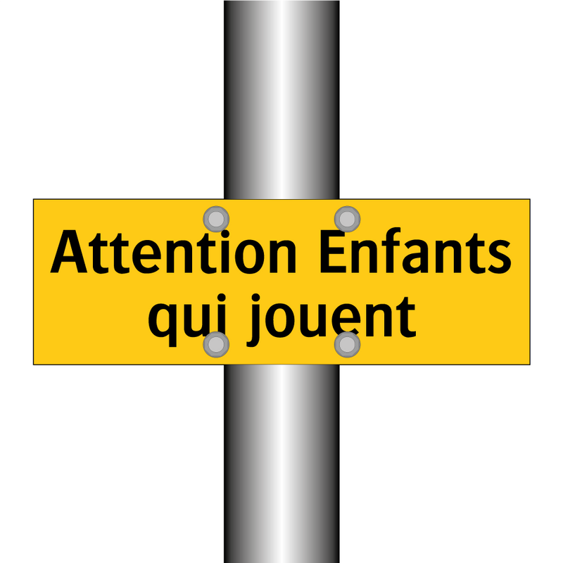 Attention Enfants qui jouent
