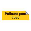Polluant pour l'eau