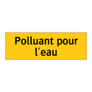 Polluant pour l'eau