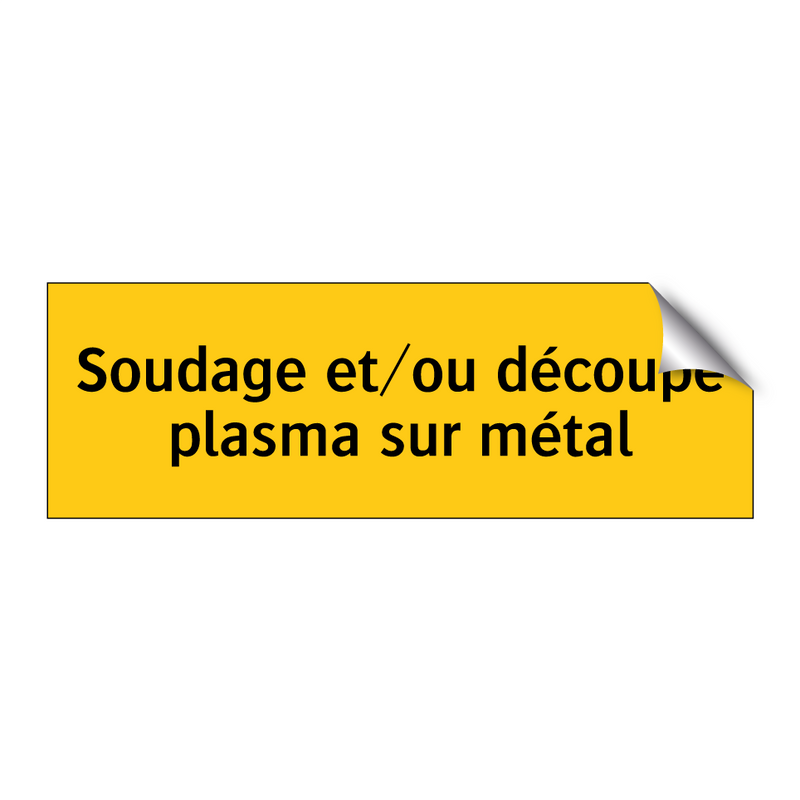 Soudage et/ou découpe plasma sur métal