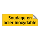 Soudage en acier inoxydable