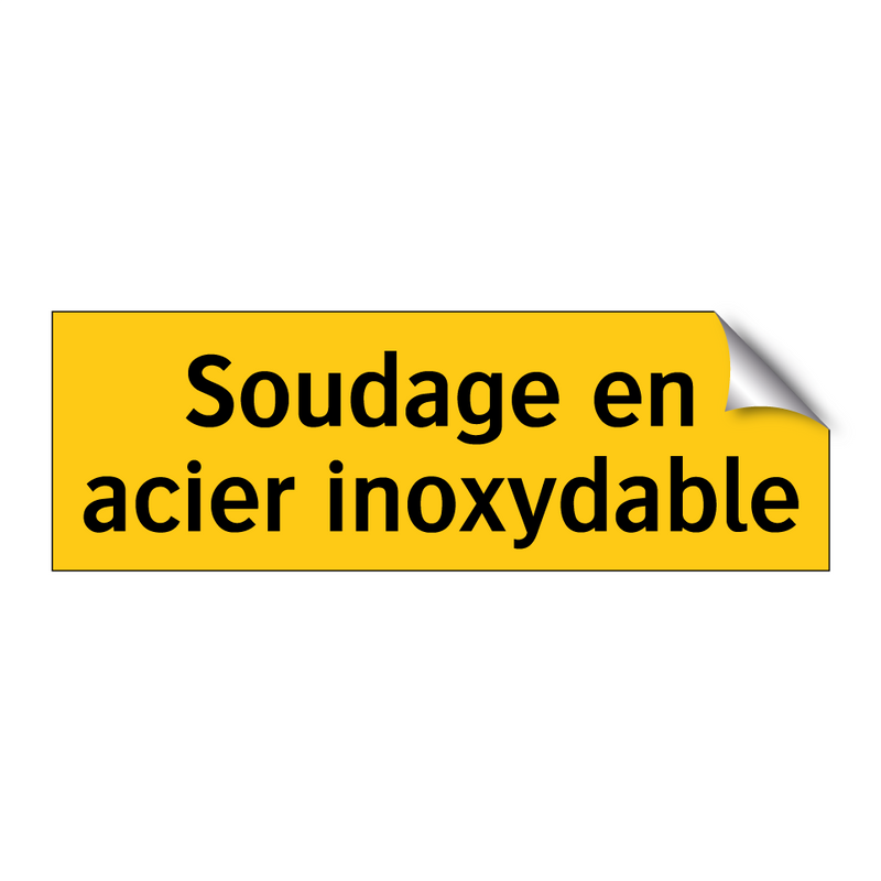 Soudage en acier inoxydable