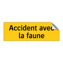Accident avec la faune