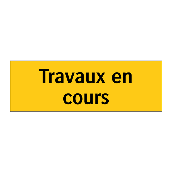 Travaux en cours